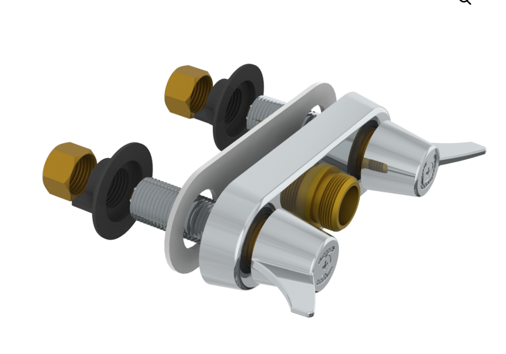 Groomer's Best 4″ Union Brass Faucet - Standard