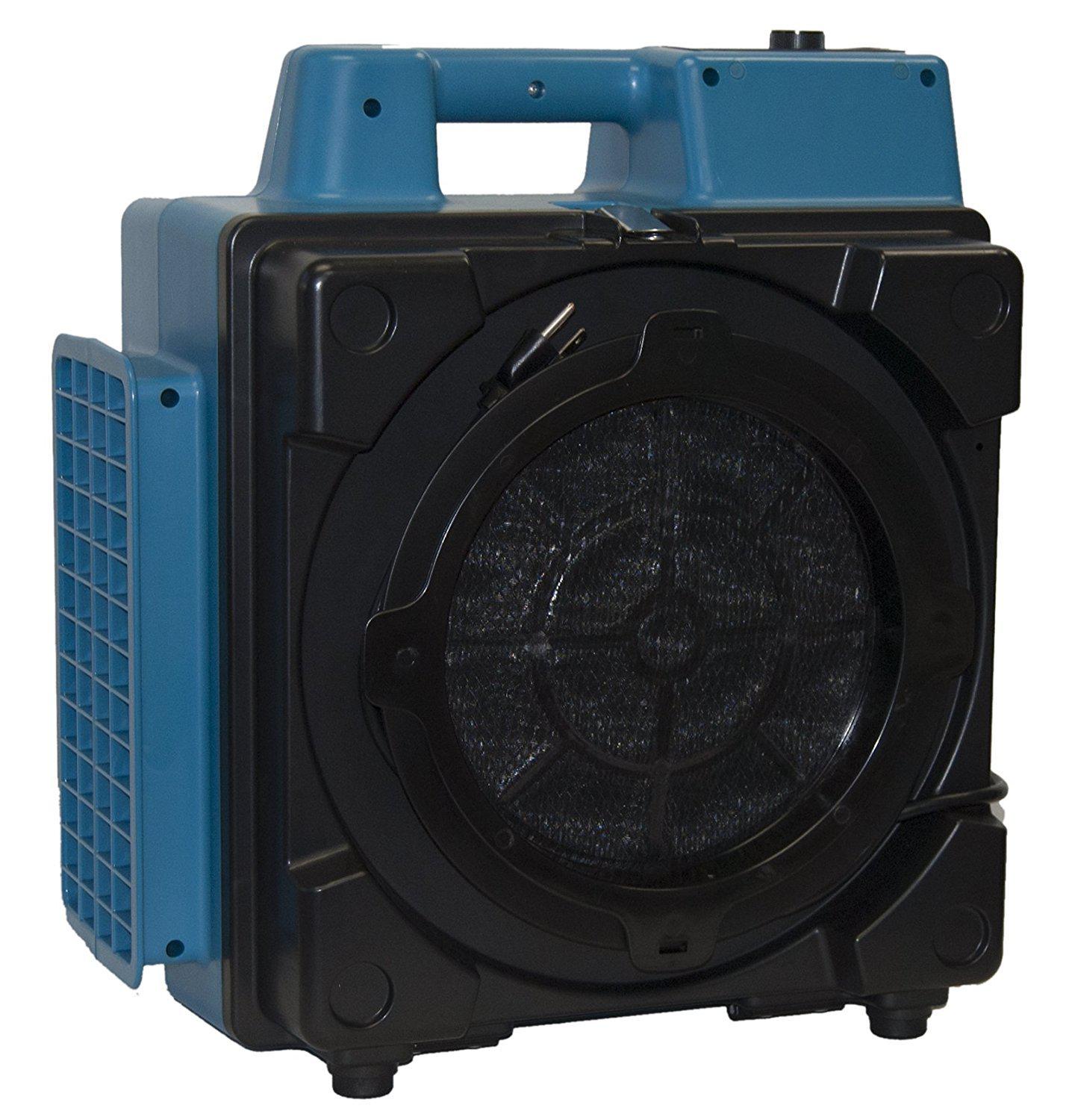 Air scrubber shop with hepa filter