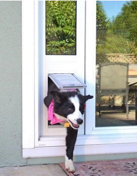 Pet doors for sliding glass doors
