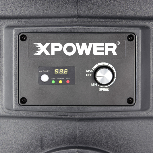 XPOWER AP-1500U DC Brushless Motor 700CFM 4-Stage Commercial UV-C light & HEPA Air Filtration System with PM2.5 Sensor