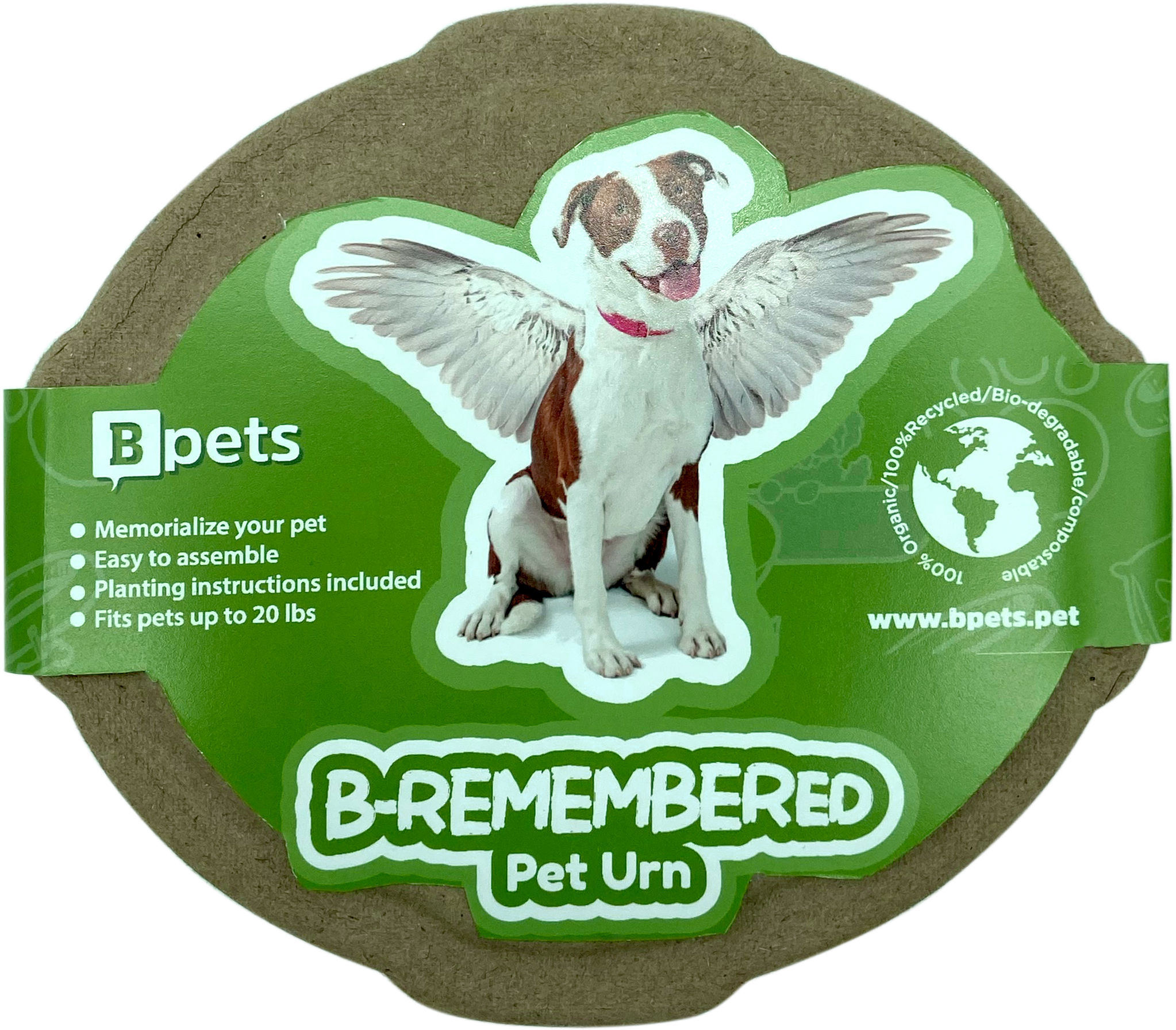 B Remembered - Plantable Pet Urn