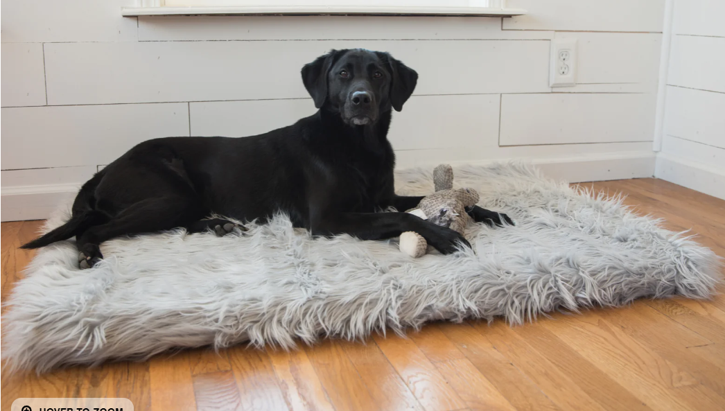 Paw Brands PupRug™ Faux Fur Orthopedic Dog Bed