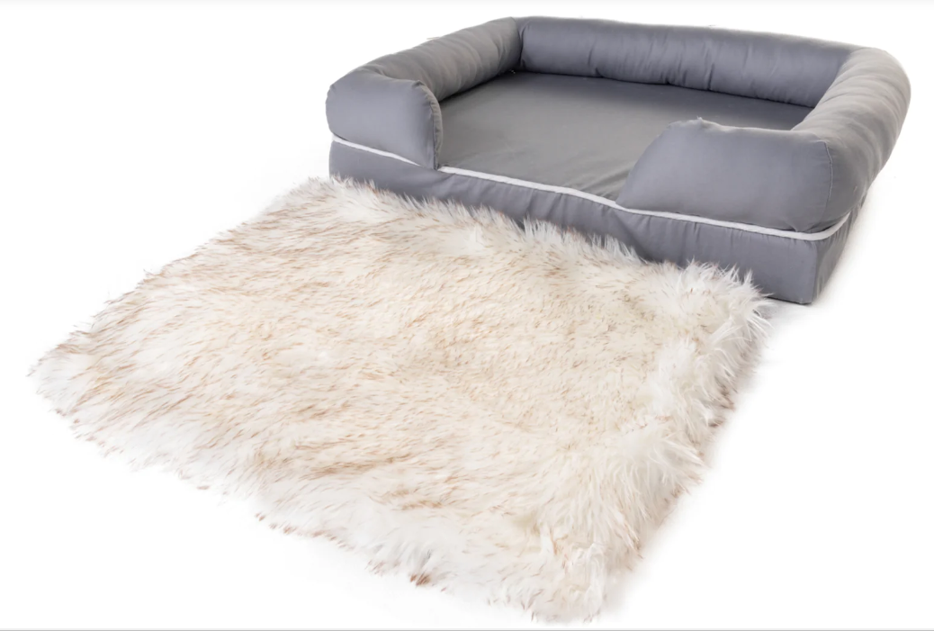 Paw Brands PupLounge™ Memory Foam Bolster Bed & Topper