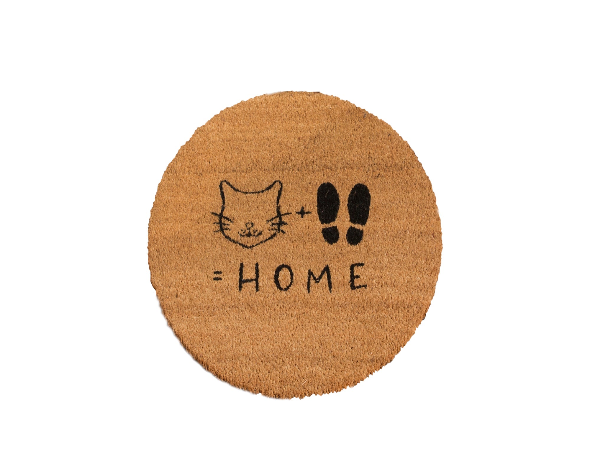 4CatsnDogs- Convertible Entrance Mat "Cat + Feet = Home"