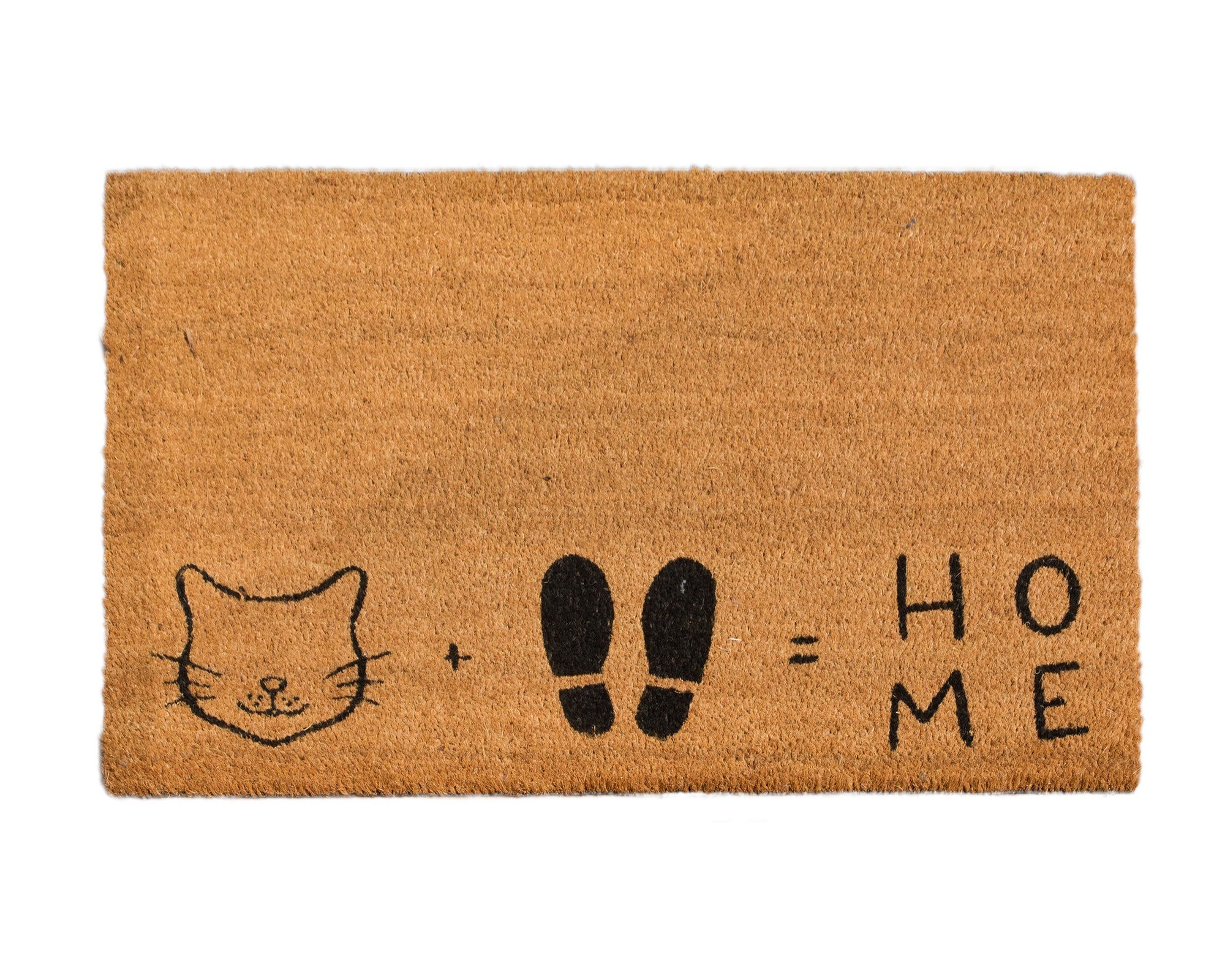 4CatsnDogs- Convertible Entrance Mat "Cat + Feet = Home"