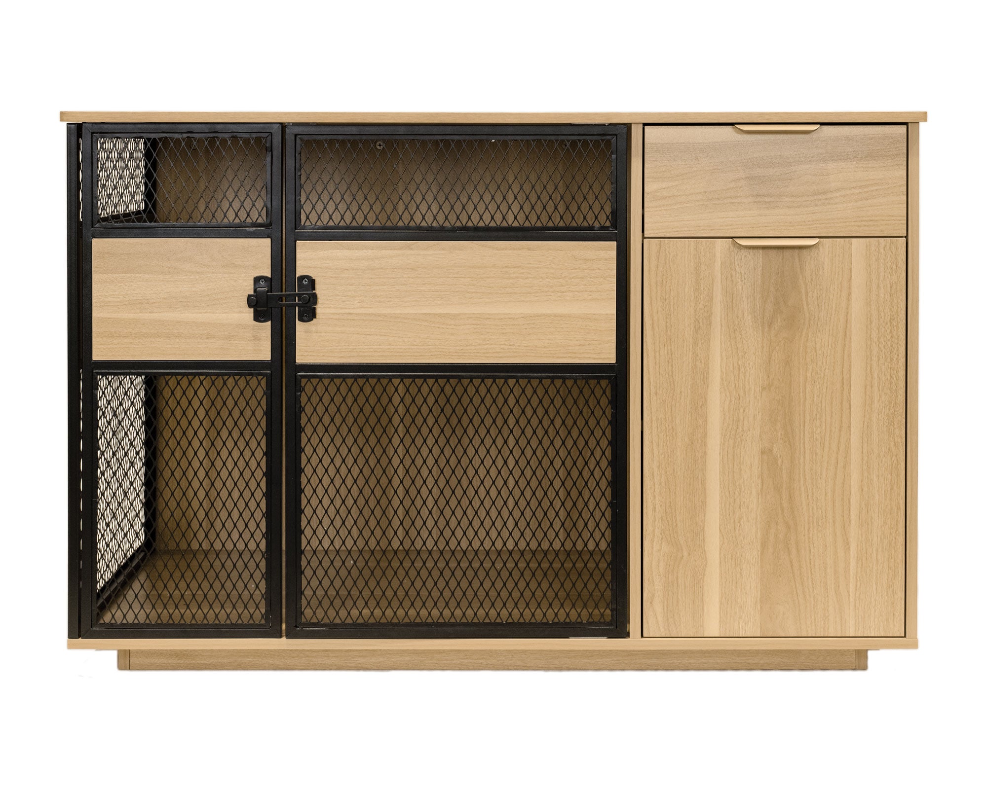Lucky Kennels Clover Console Crate Stylish pet Furniture (Tae)