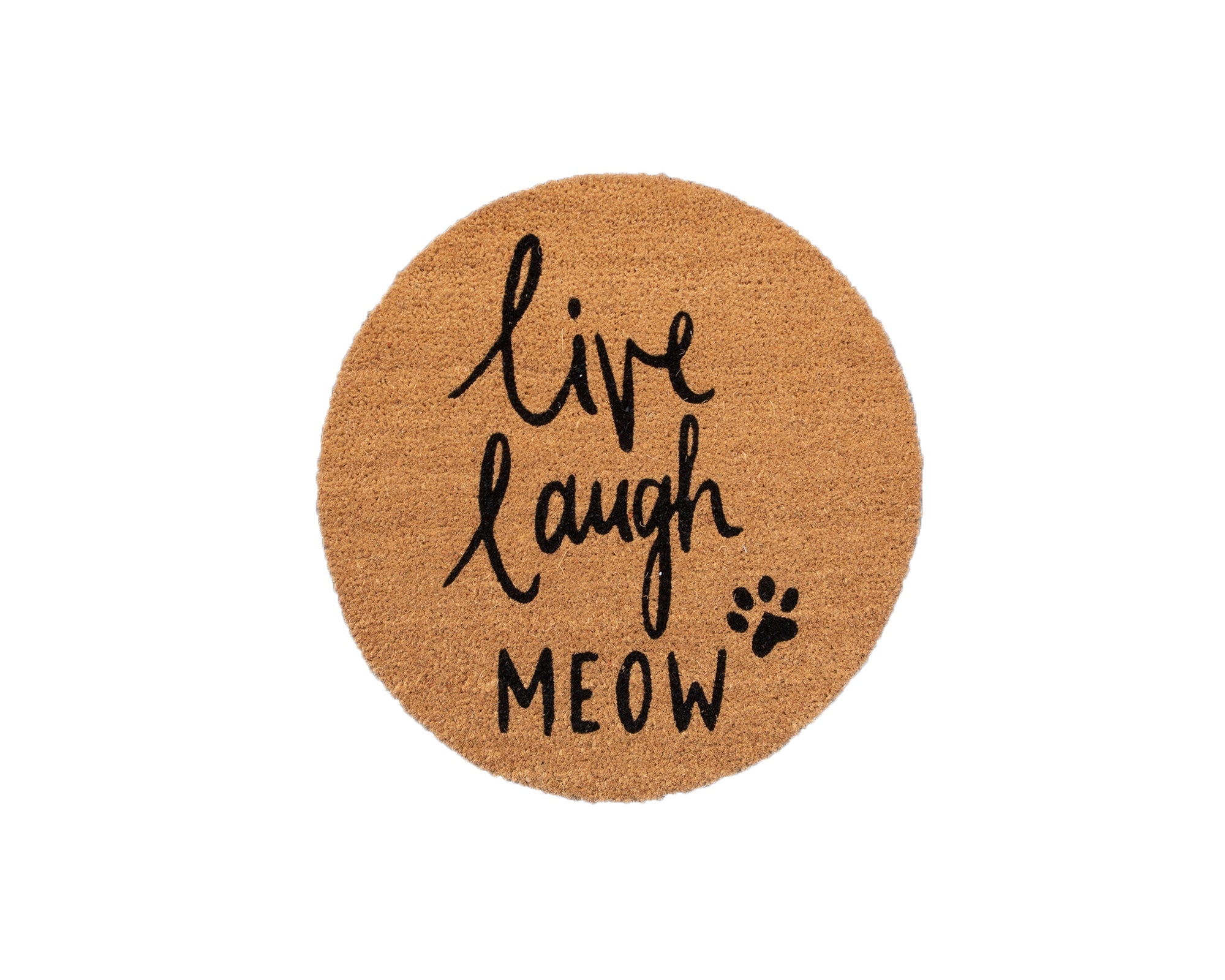 4CatsnDogs- Convertible Entrance Mat " Live, Live Meow"
