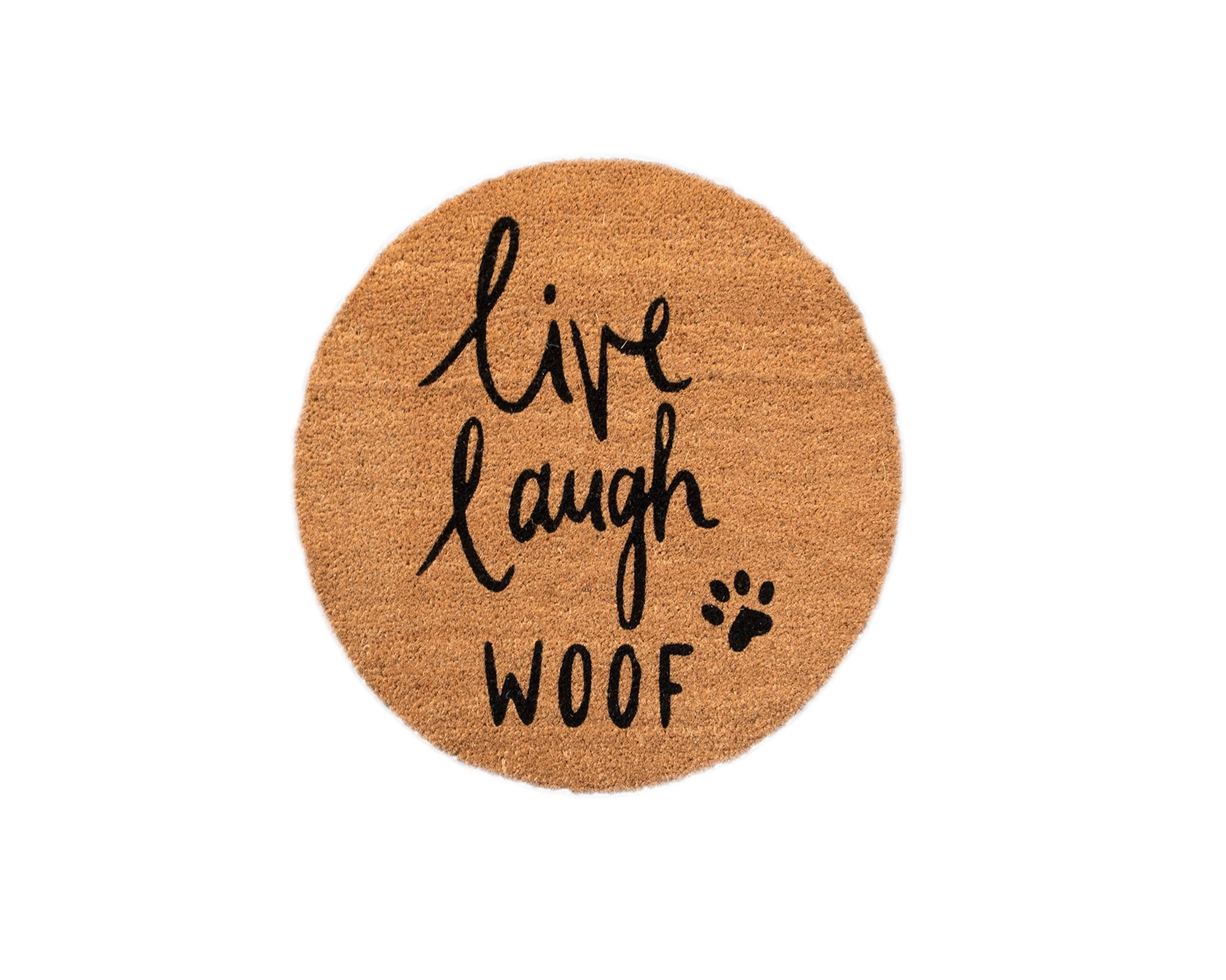 4CatsnDogs- Convertible Entrance Mat " Live, Live, woof"