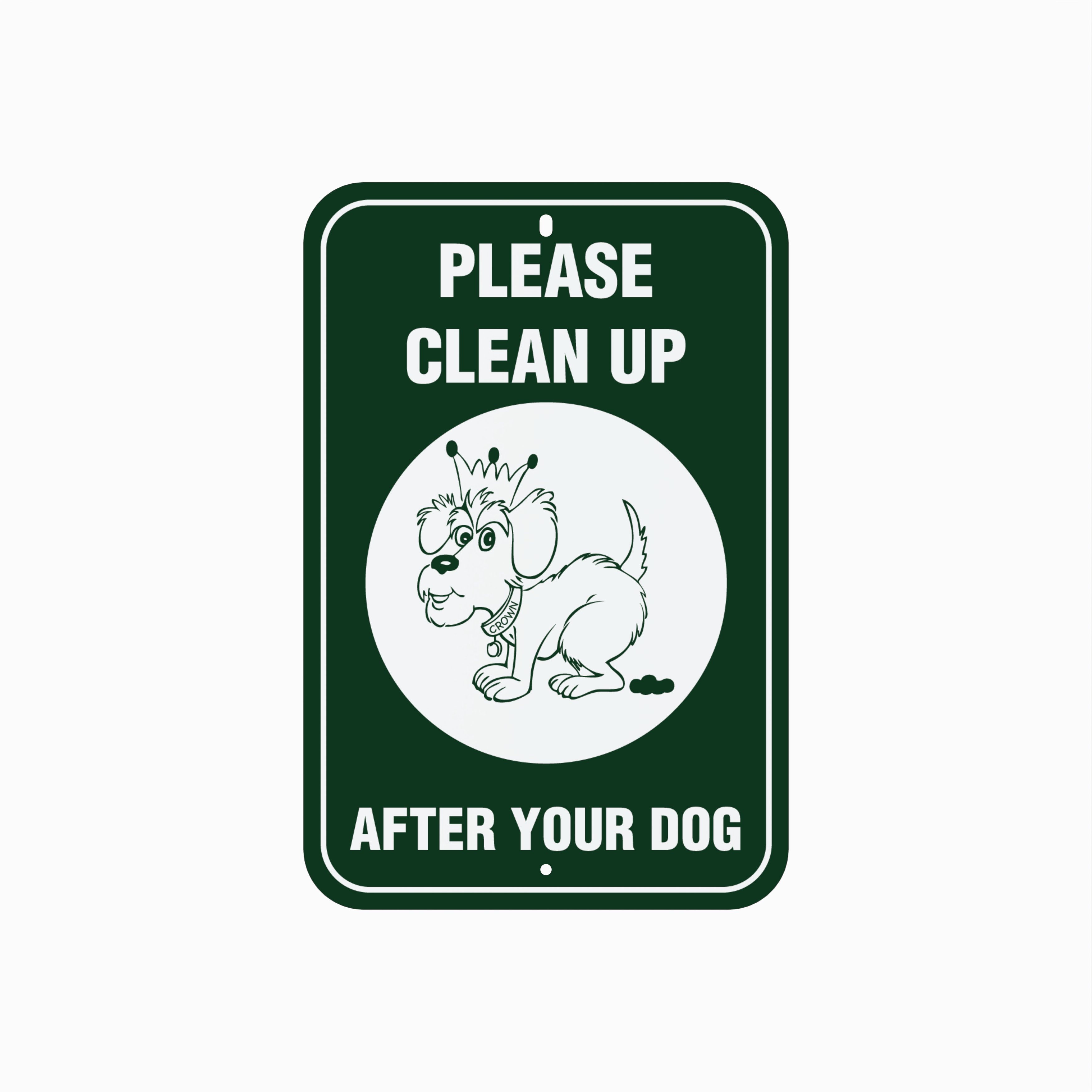 Poopy Pouch “Please Clean Up After Your Dog” Sign