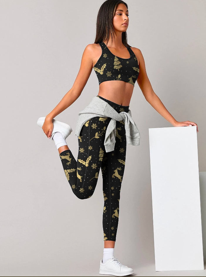 Loyalty Pet Products “Golden Holiday” Special Edition Leggings