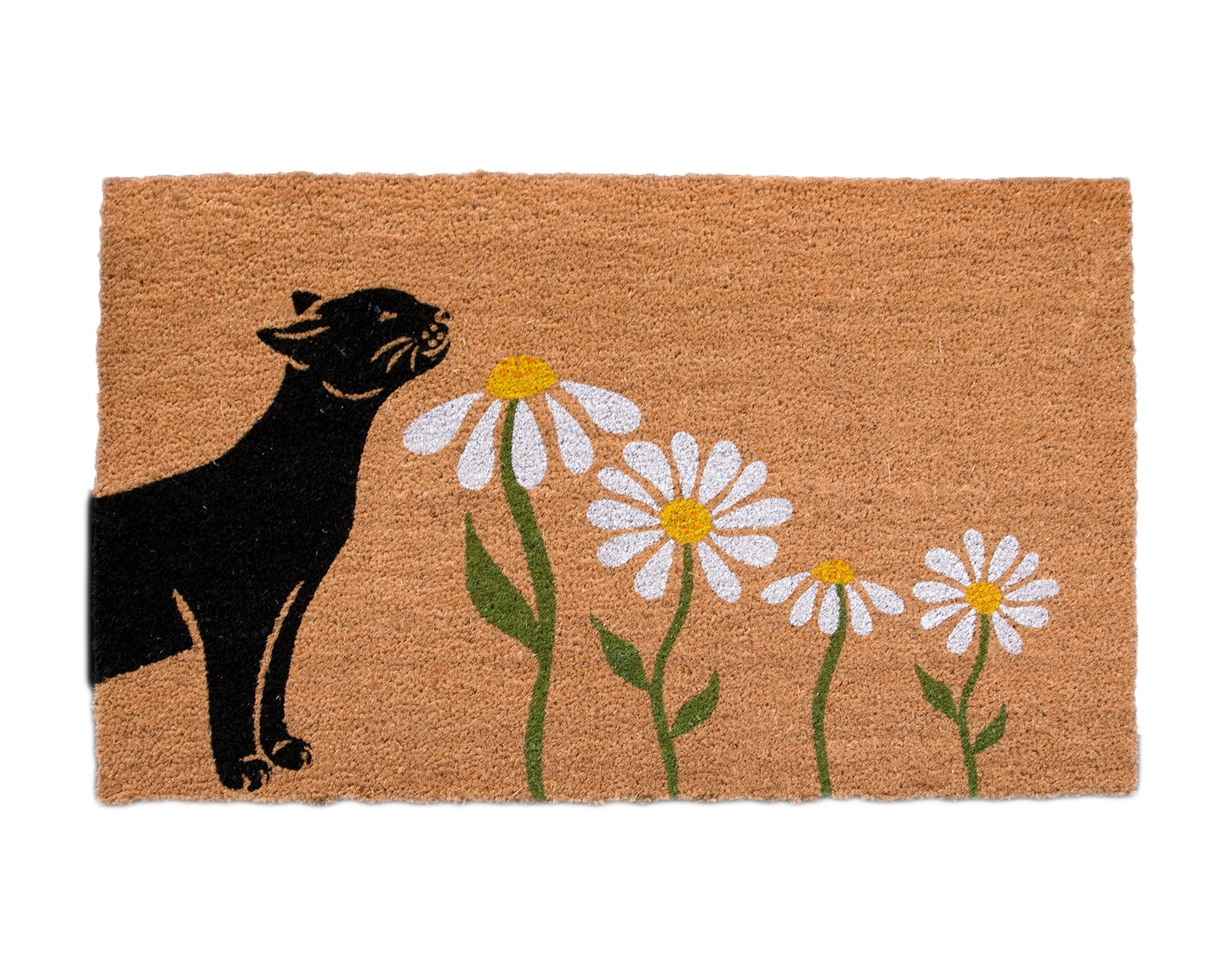 4CatsnDogs- Convertible Entrance Mat "Spring cat sniff"