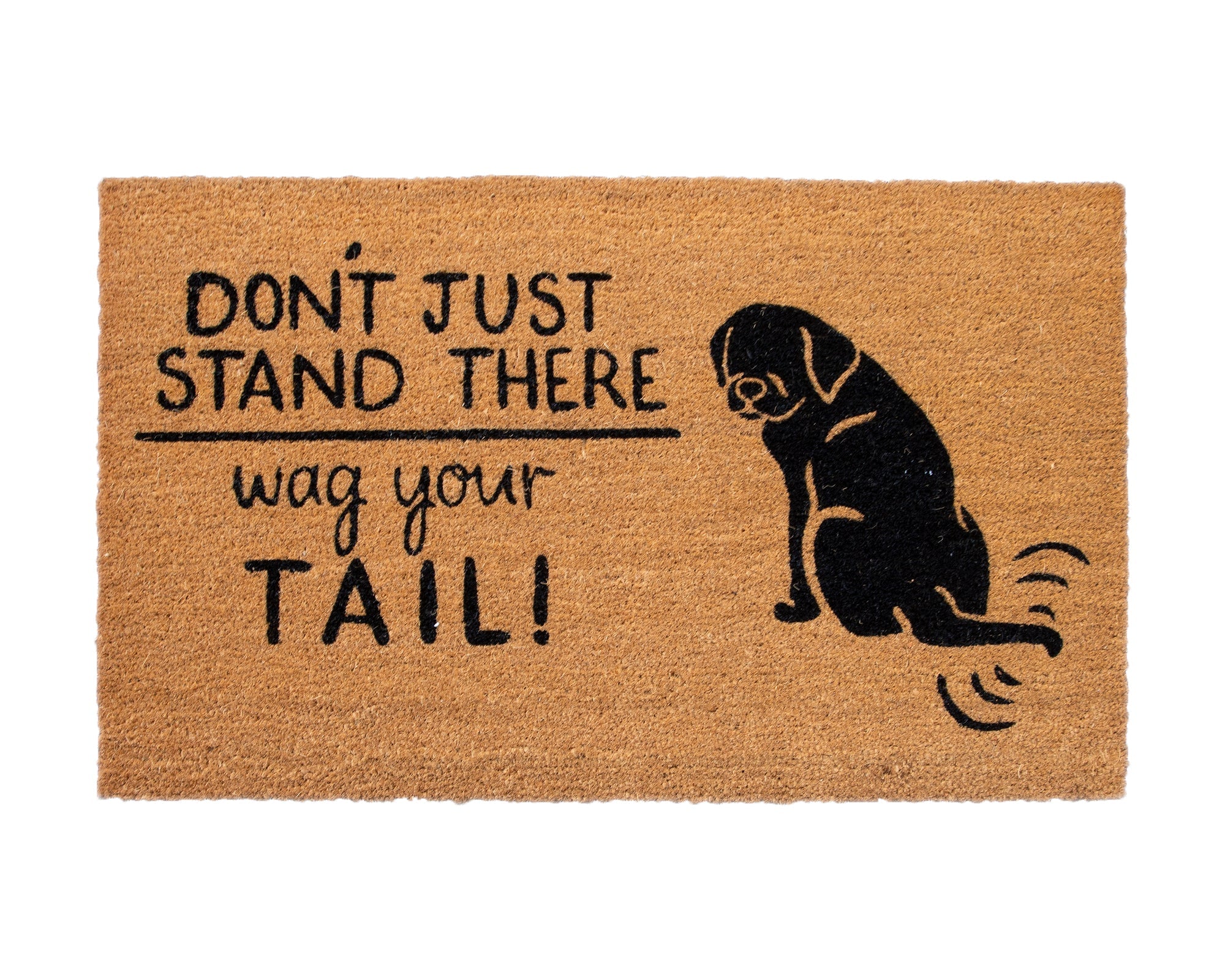 4CatsnDogs- Convertible Entrance Mat " Wag your tail"