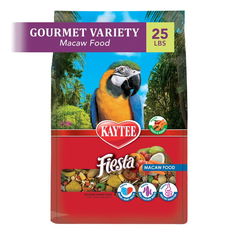 Kaytee Fiesta Macaws Bird Food 25lbs