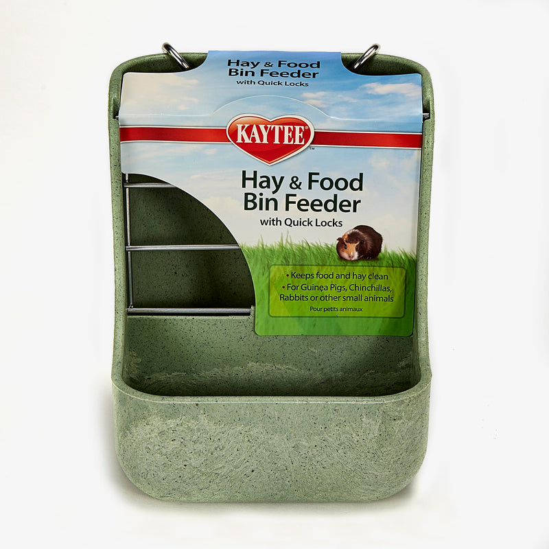 Kaytee Hay-N-Food Feeder Assorted Colors 5.75″ x 5.75″ x 7″