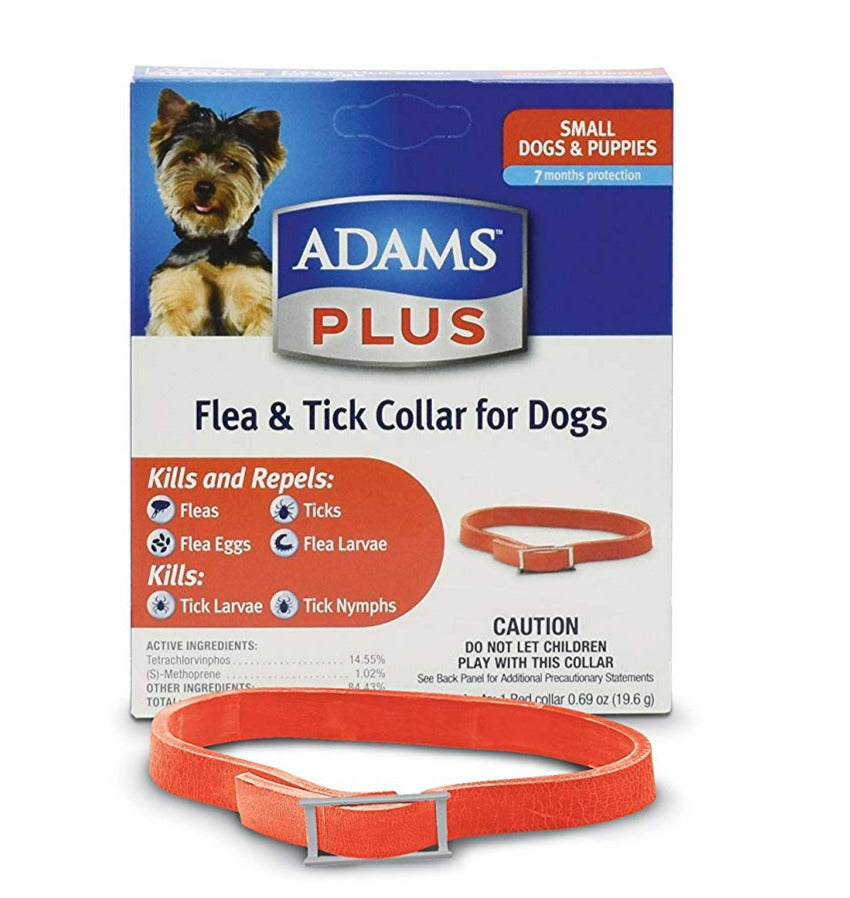 Adams Plus Flea and Tick Collar for Small Dogs
