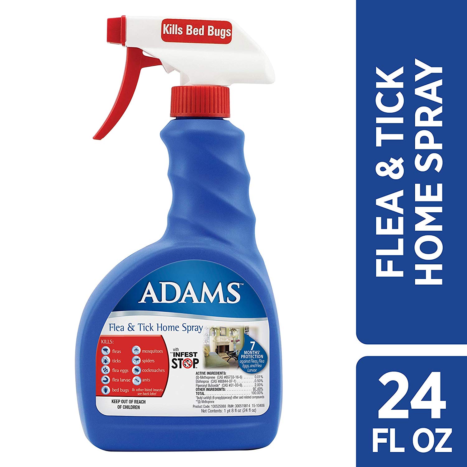 Adams Flea and Tick Home Spray 24 ounces