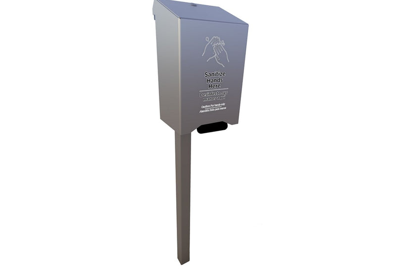 UltraSite Large Hand Sanitizer Station - Hand Pump Style Dispenser