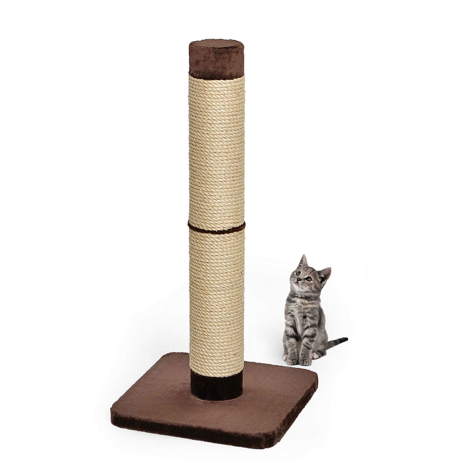 Midwest Feline Nuvo Grand Cat Scratching Post Tan 19″ x 19″ x 41″