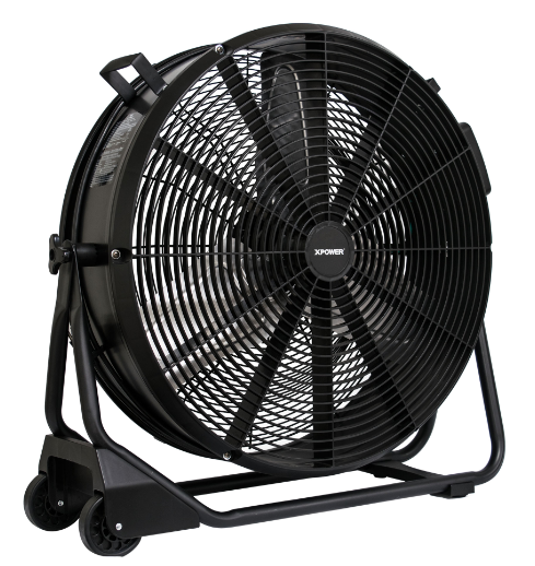 XPOWER FD-630D Brushless DC Motor High Velocity 24” Drum Fan-Drum Fan-Pet's Choice Supply