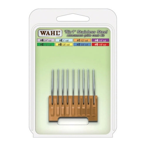 Wahl 5-In-1 Stainless Steel Guide Comb #1