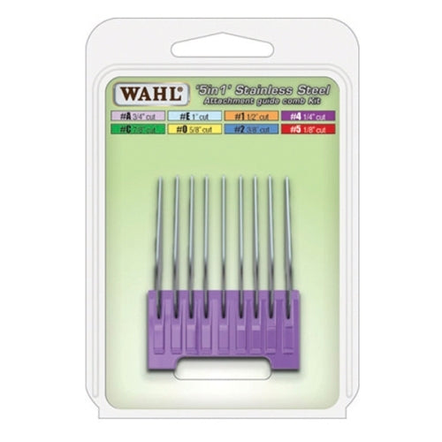 Wahl 5-In-1 Stainless Steel Guide Comb #A