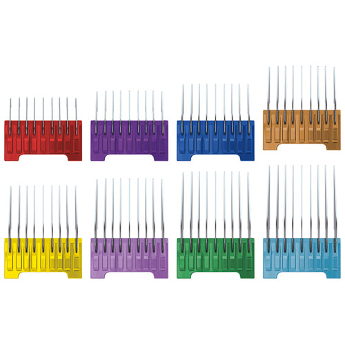 Wahl 5-In-1 Stainless Steel Guide Combs (8 Piece Set)