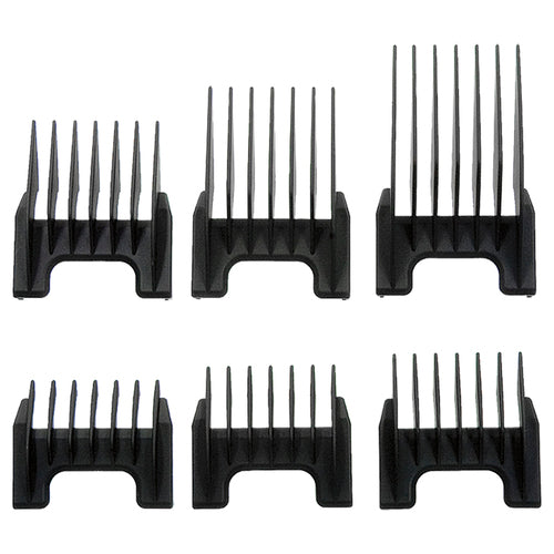 Wahl Replacement Guide Combs For 5-In-1 Blades 6 Pc Set (Plastic)
