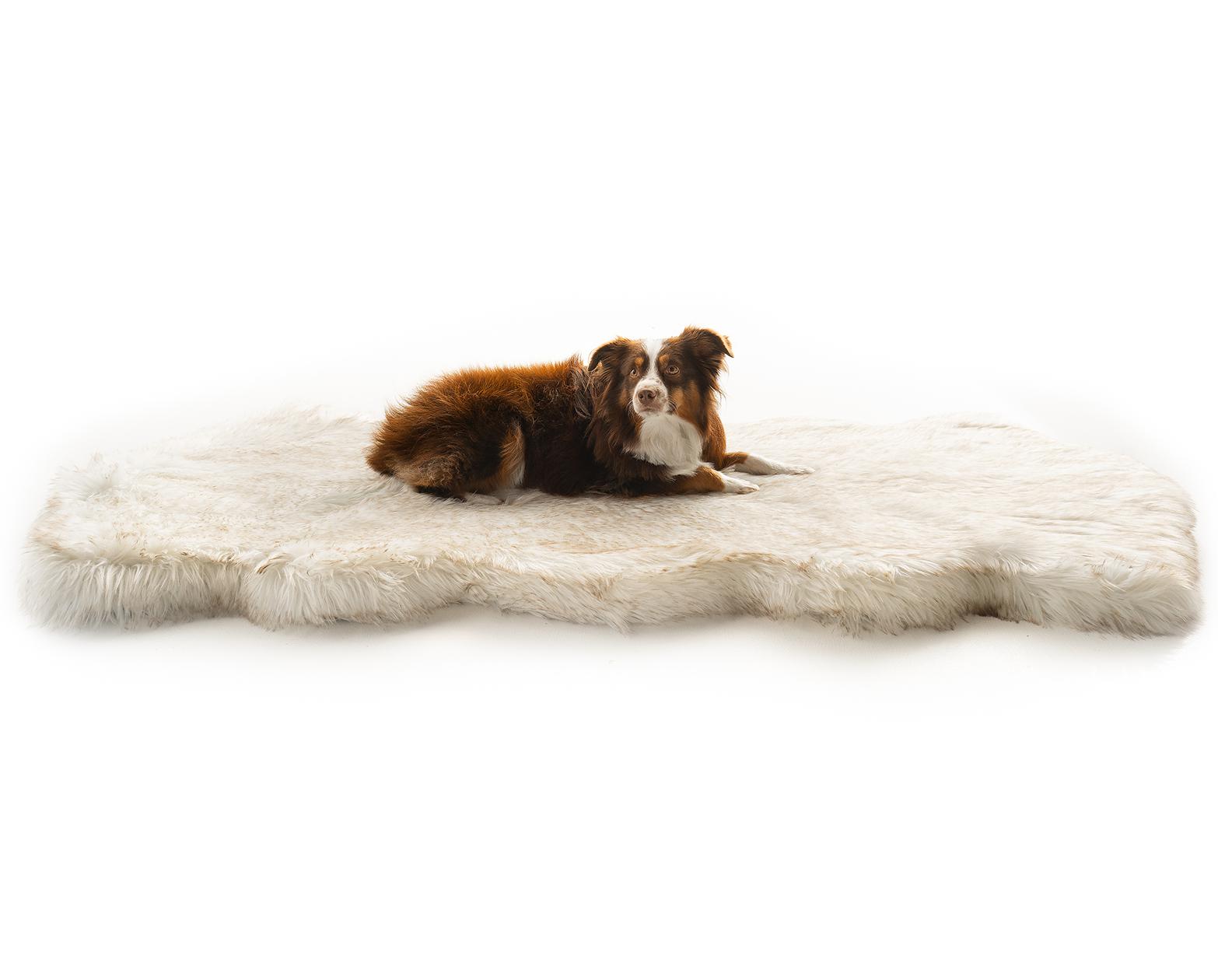 Paw Brands PupRug™ Runner Faux Fur Memory Foam Dog Bed