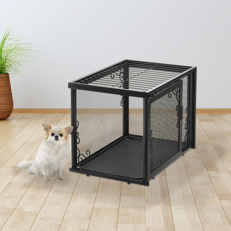 Richell Metal Mesh Pet Crate Small