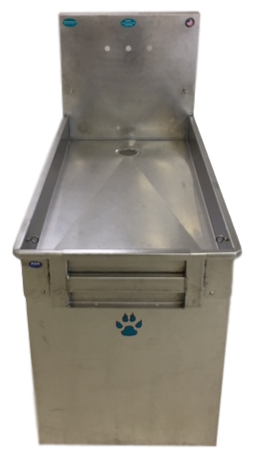 Groomer's Best Stainless Steel In-Line Dog Grooming Bath Tub ADA Compliant