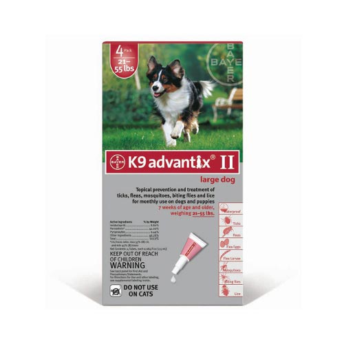 K9 Advantix Flea and Tick Control for Dogs 20-55 lbs