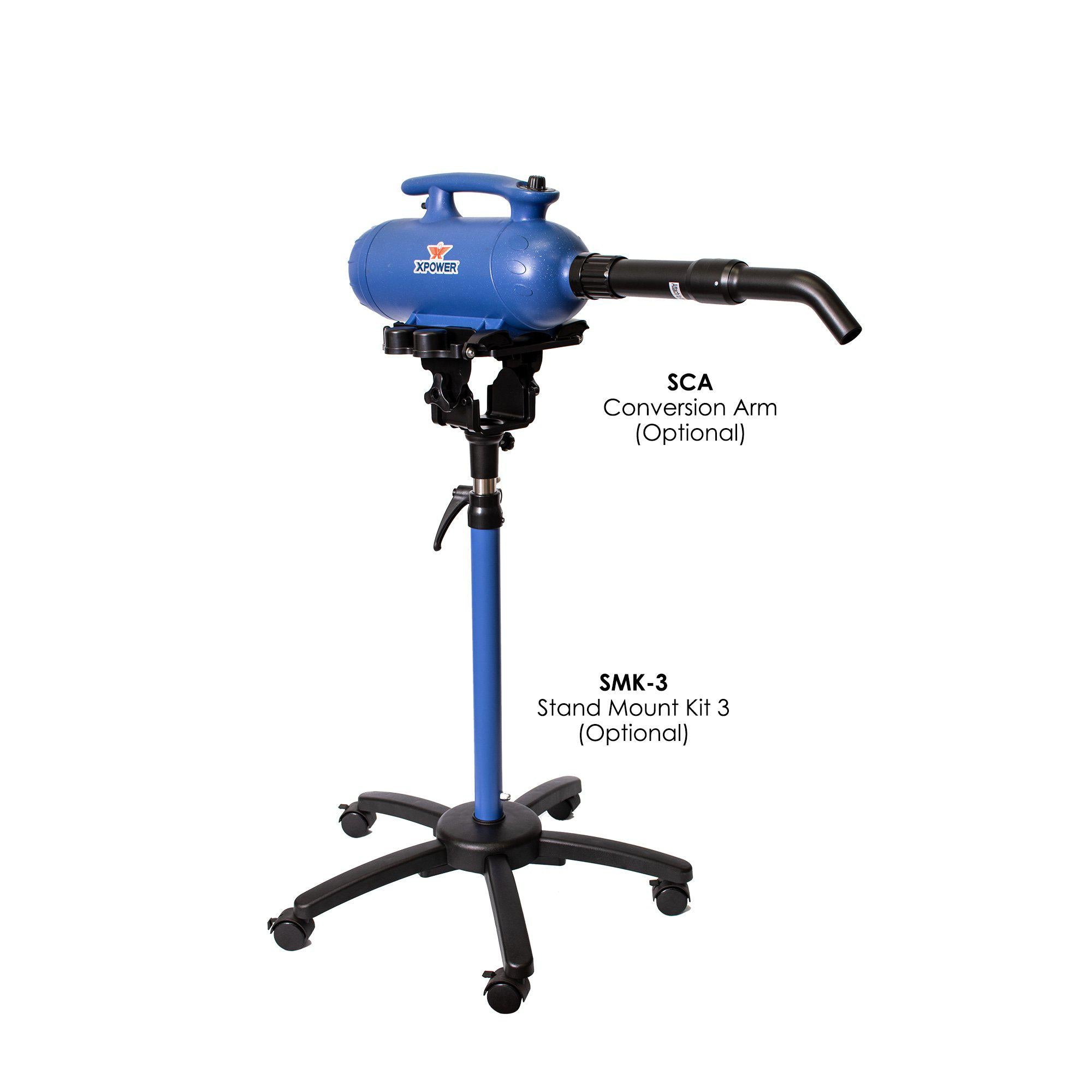 XPOWER B-25 Pro Force Plus Double Motor Dog Grooming Force Pet Dryer (4 HP)