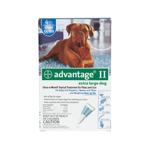 Advantage Flea Control for Dogs And Puppies Over 55 lbs