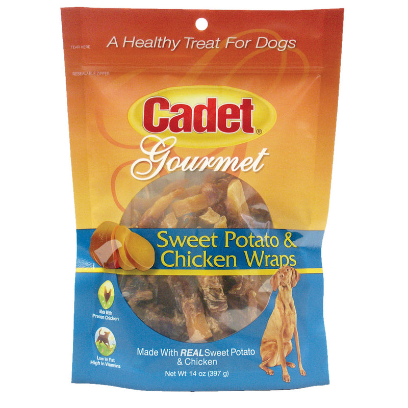 Cadet Premium Gourmet Chicken and Sweet Potato Wraps Treats