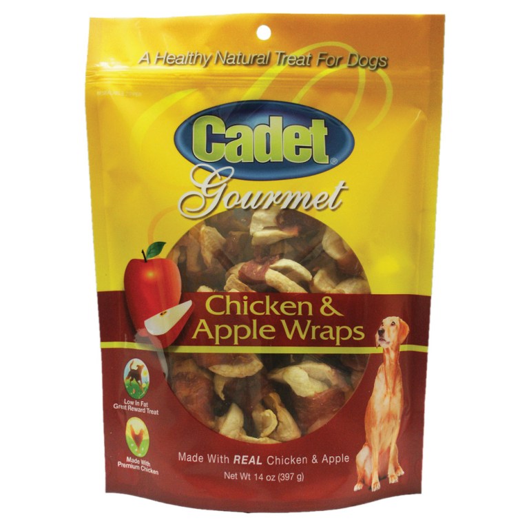 Cadet Premium Gourmet Chicken with Apple Wraps Treats