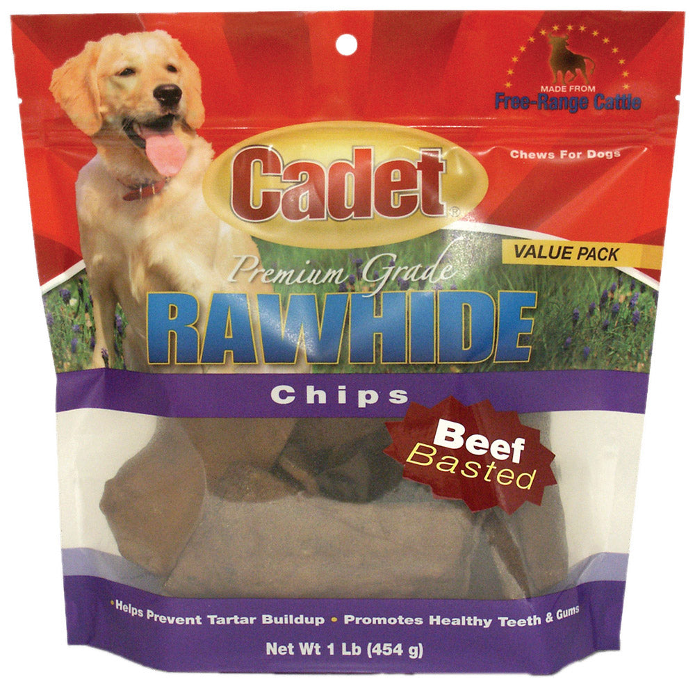 Cadet Rawhide Chips Beef Basted