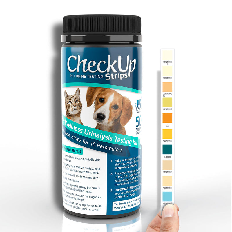Coastline Global CheckUp 10-in-1 Dog and Cat Urine Testing Strips