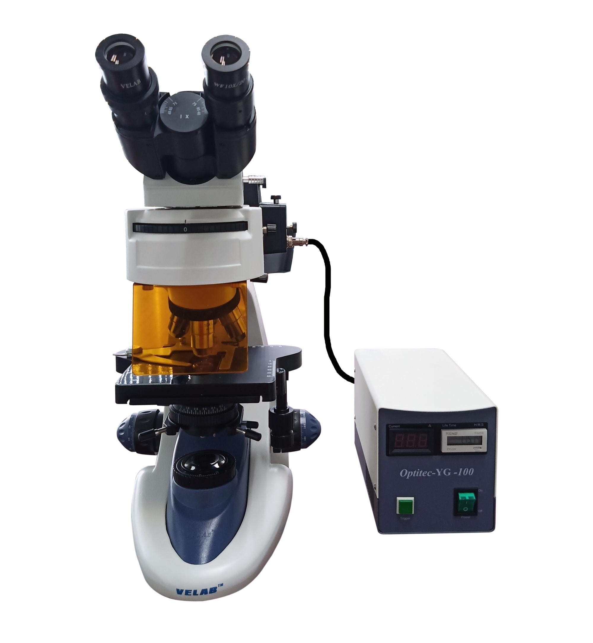 VELAB Trinocular Epifluorescence Microscope