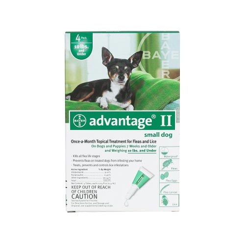 Advantage Flea Control for Dogs and Puppies Under 10 lbs