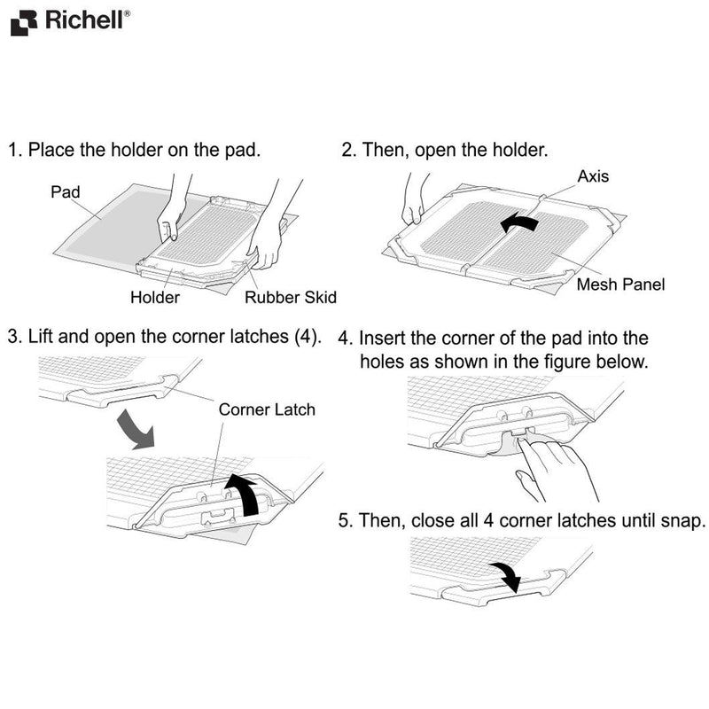 Richell PAW TRAX® Potty Pad Holder