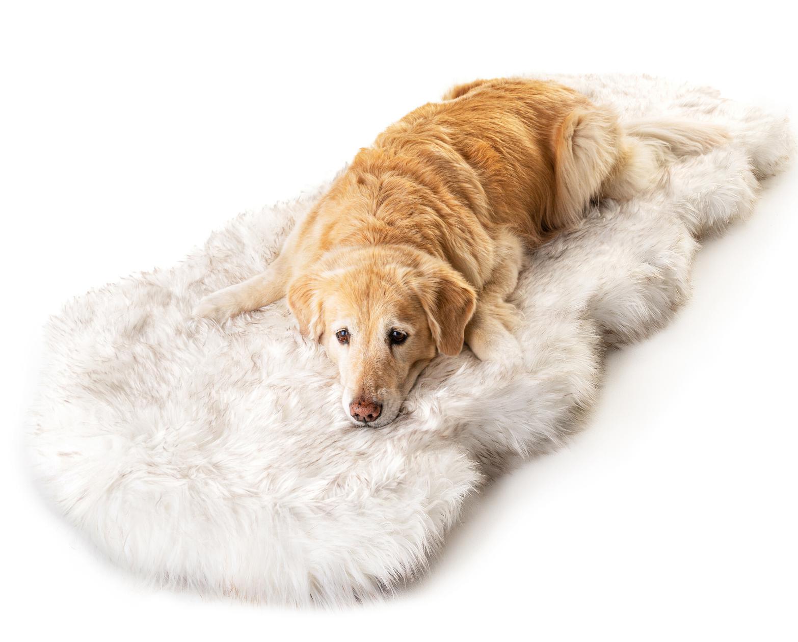 Paw Brands PupRug™ Runner Faux Fur Memory Foam Dog Bed