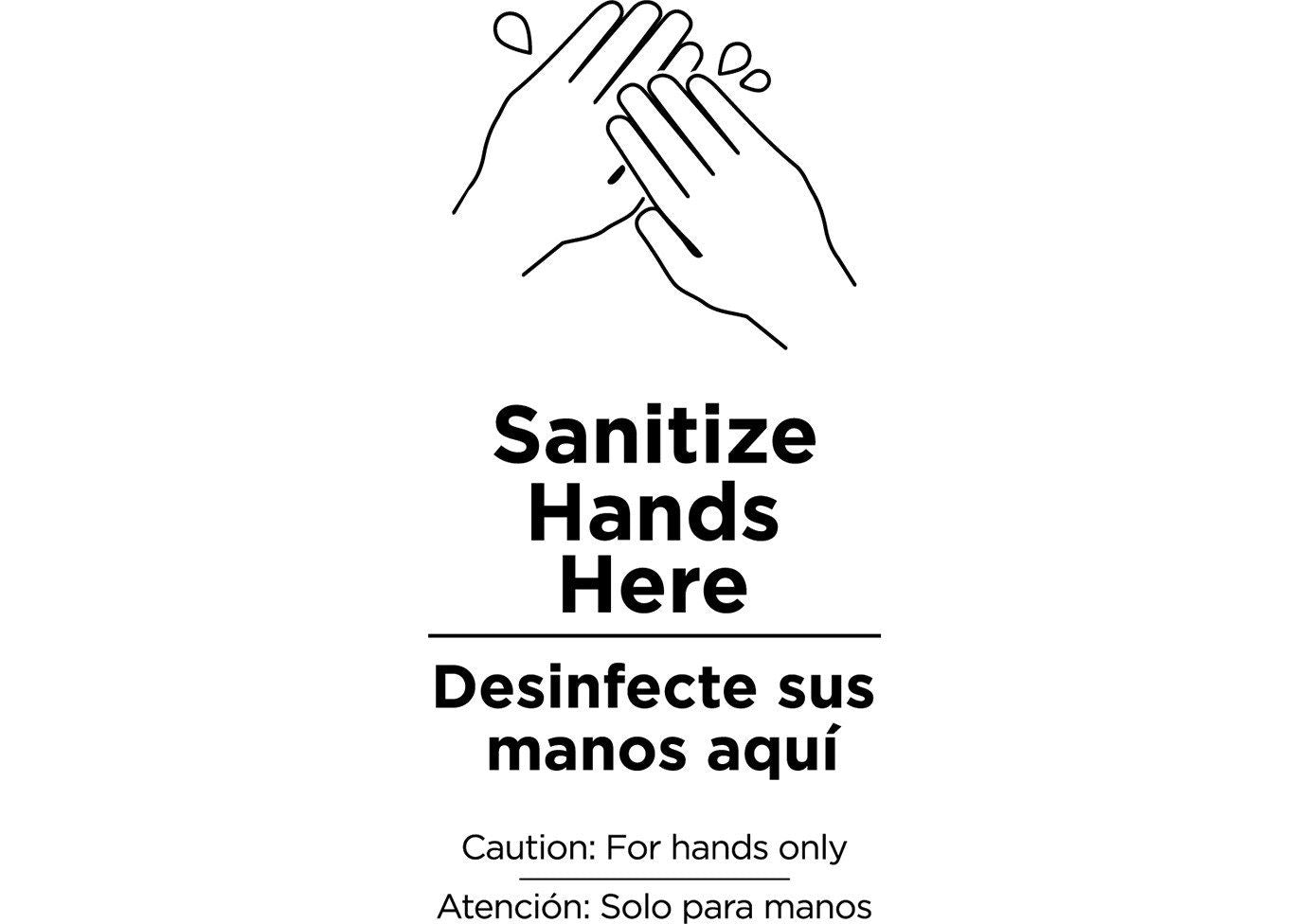 UltraSite Large Hand Sanitizer Station Add-On - Automatic Dispenser