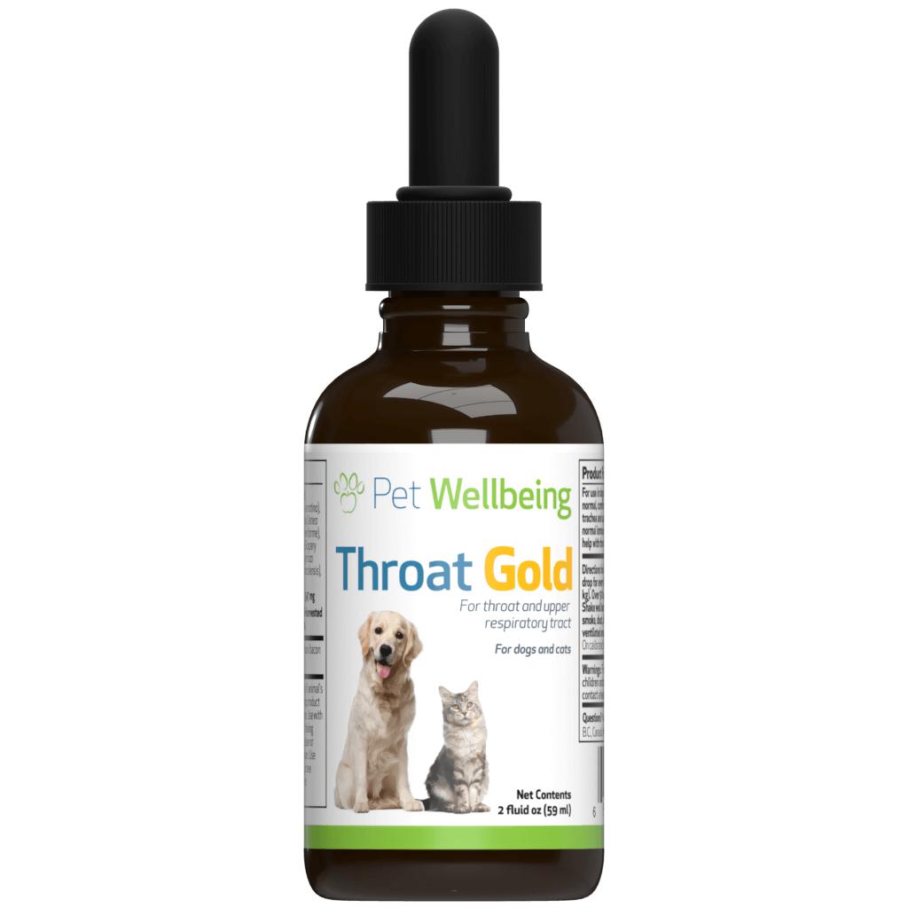 Pet Wellbeing Throat Gold - Cough & Throat Soother for Dogs