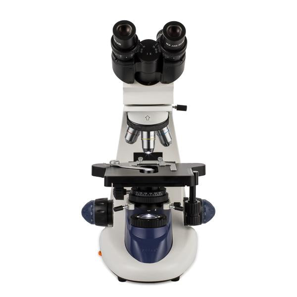 VELAB Binocular Microscope w/ Double Head, Advanced Optics, LED Lighting and Quadruple Nose Piece