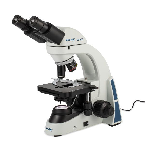 VELAB Biological Binocular Microscope w/ Plan Achromatic Objectives
