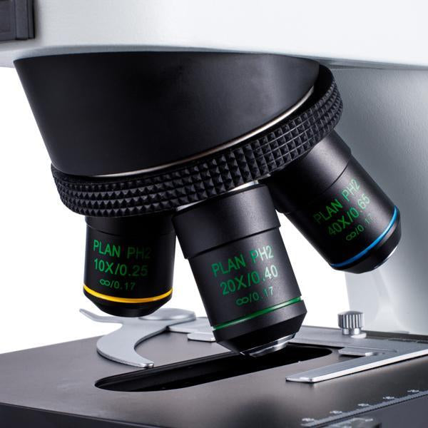 VELAB Biological Binocular Microscope w/ Phase Contrast Kit