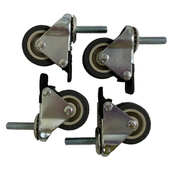 Groomer's Best Lockable Casters - Set of 4 Locking Caster Wheels
