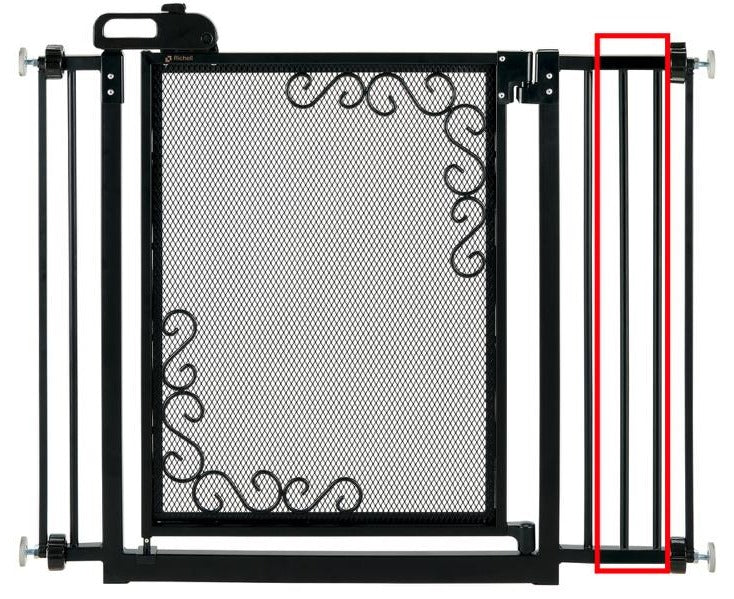 Richell One-Touch Metal Mesh Pet Gate Extension