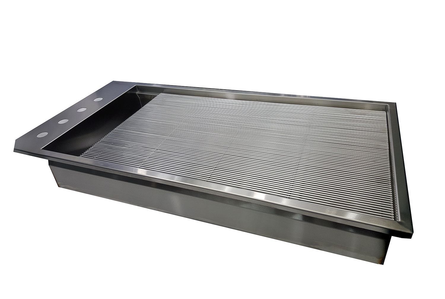 VetLift Stainless Steel Prep Rack for Wet Tables and Drop-In Liners