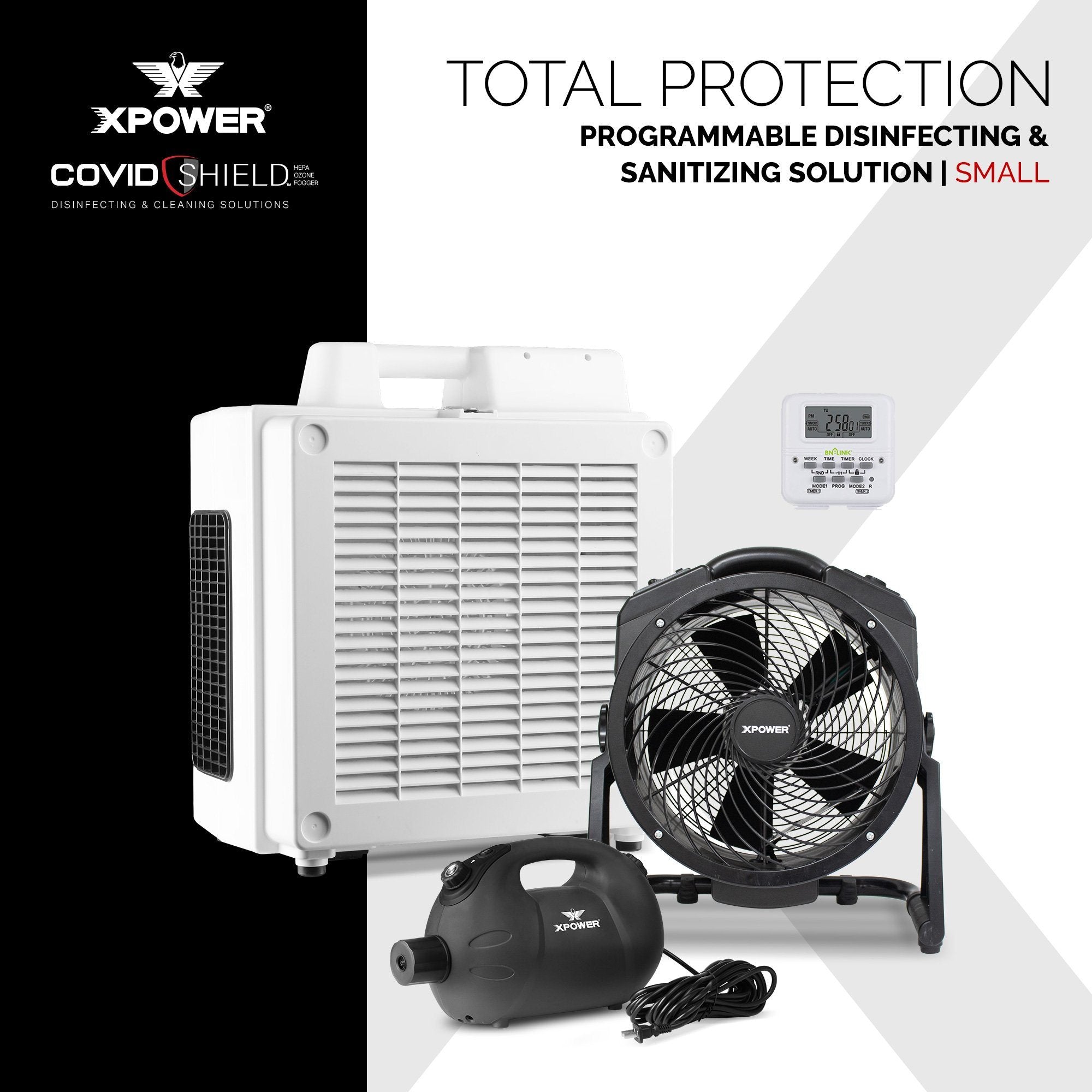 XPOWER Total Protection – Programmable Disinfecting & Sanitizing Solution